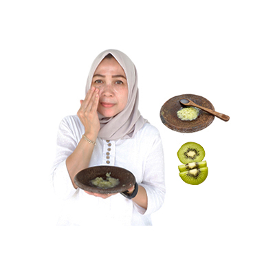 Ramuan tradisional Mengurangi lingkaran hitam dari Kiwi